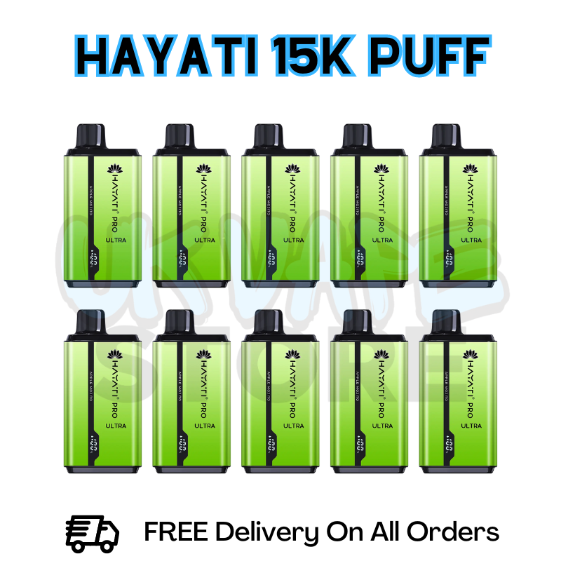 Buy Online Apple Mojito Hayati Pro Ultra 15K Puffs Box Of 10 - £85.99 - UK Vape Store