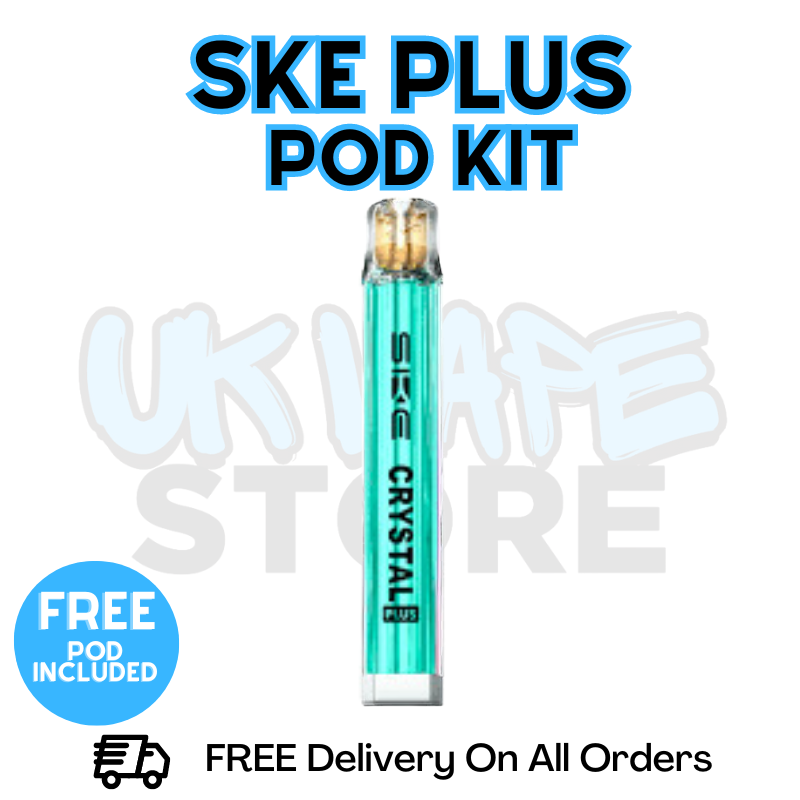 Shop Blue SKE Crystal Plus Pod Kit | FREE SHIPPING | ONLY £5.99 - UK Vape Store