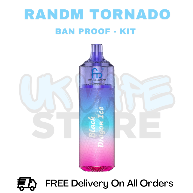 Black Dragon ICE RandM T9000 Prefilled Pod Kit - ONLY £5.99