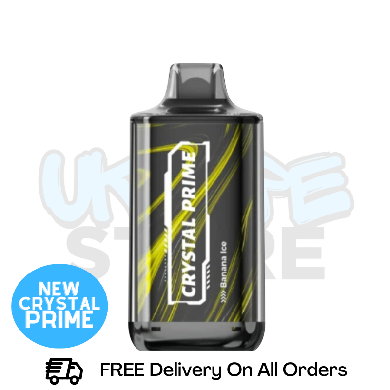 Buy Online Banana Ice Crystal Prime Deluxe 18000 Puff - £9.99