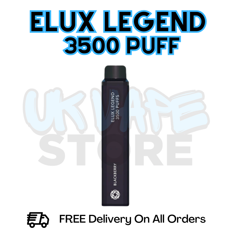 Buy Online Blackberry Elux Legend 3500 Puff Vape Kit - ONLY £6.99 - UK Vape Store