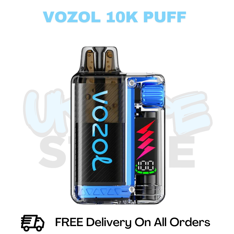 Buy Online Blue Razz Ice Vozol Vista Plug 10K Prefilled Pod Kit
