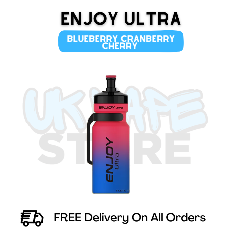 Buy Online Blueberry Cranberry Cherry Enjoy Ultra 9000 9K Puff - £6.99