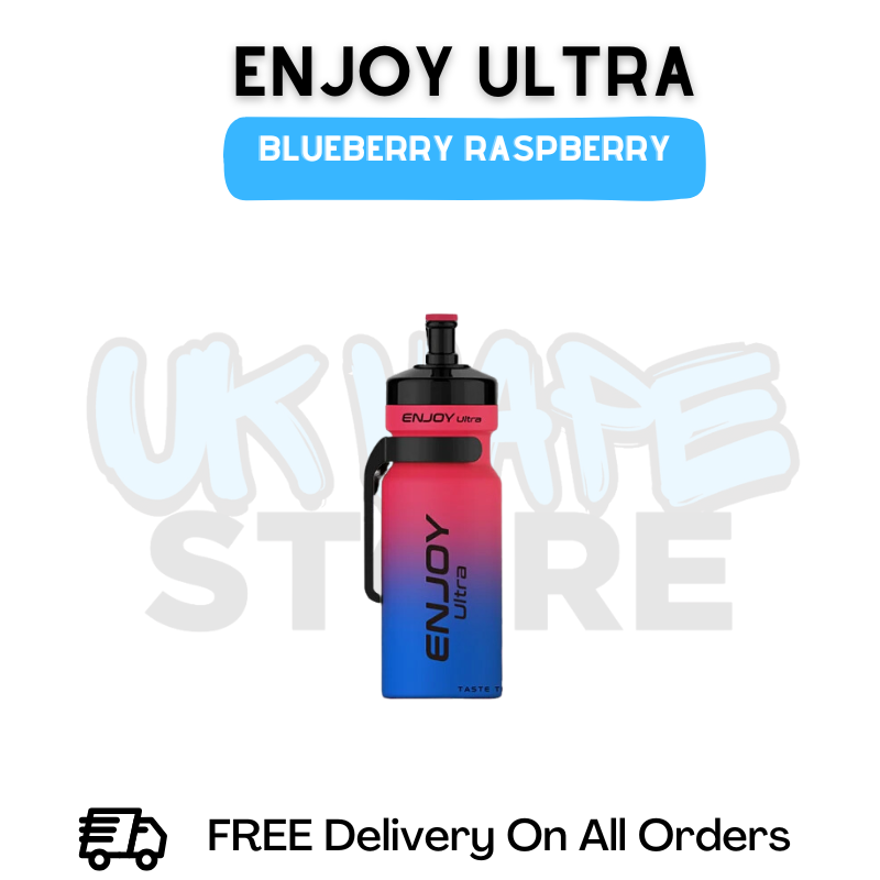 Buy Online Blueberry Raspberry Enjoy Ultra 9000 9K Puff - £6.99