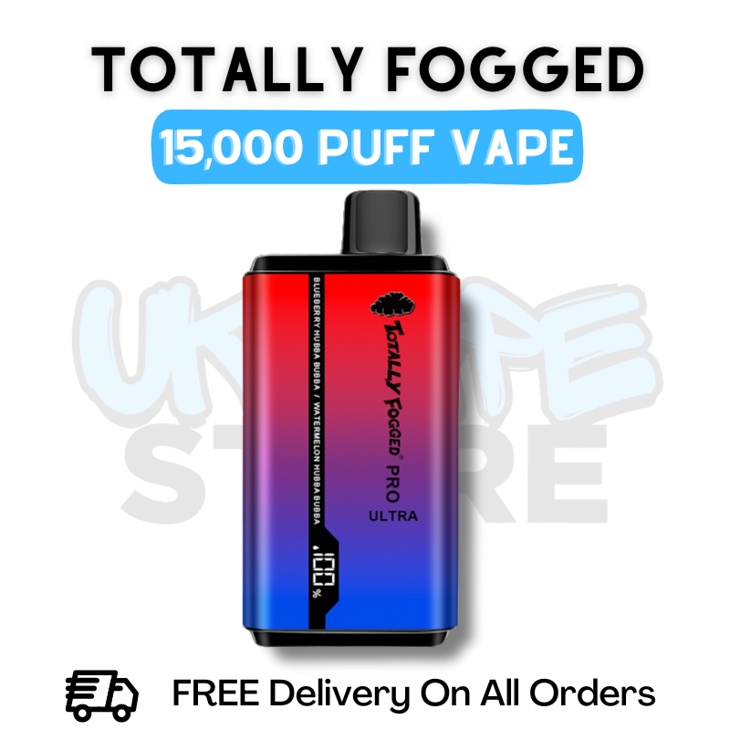 Shop Blueberry / Watermelon Hubba Bubba Totally Fogged Ultra 15K - UK Vape Store