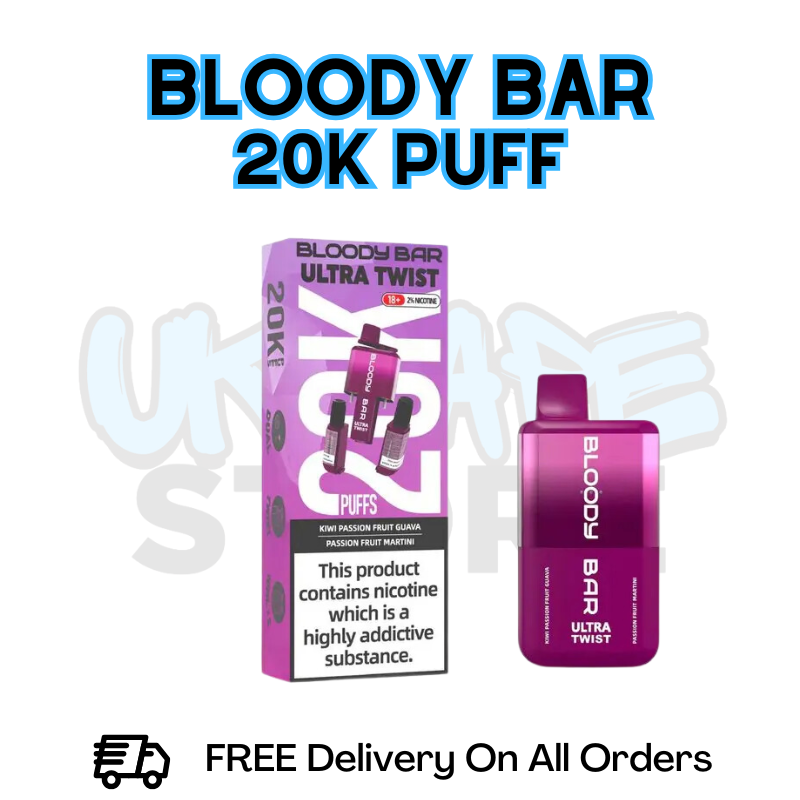 Kiwi Passionfruit Guava - Passionfruit Martini, Bloody Bar 20K Disposable