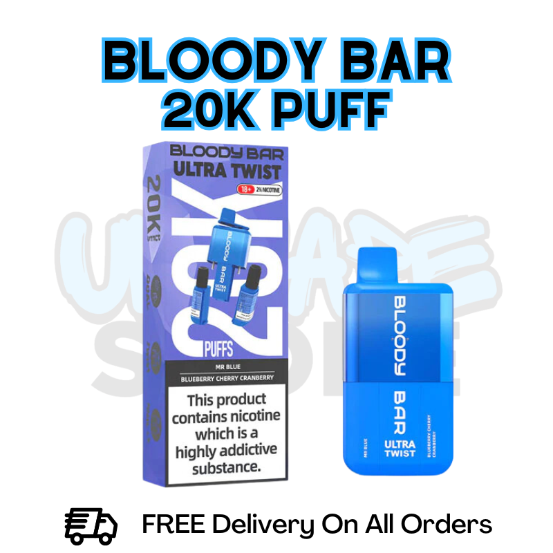 Mr Blue - Blueberry Cherry Cranberry Bloody Bar 20K Disposable
