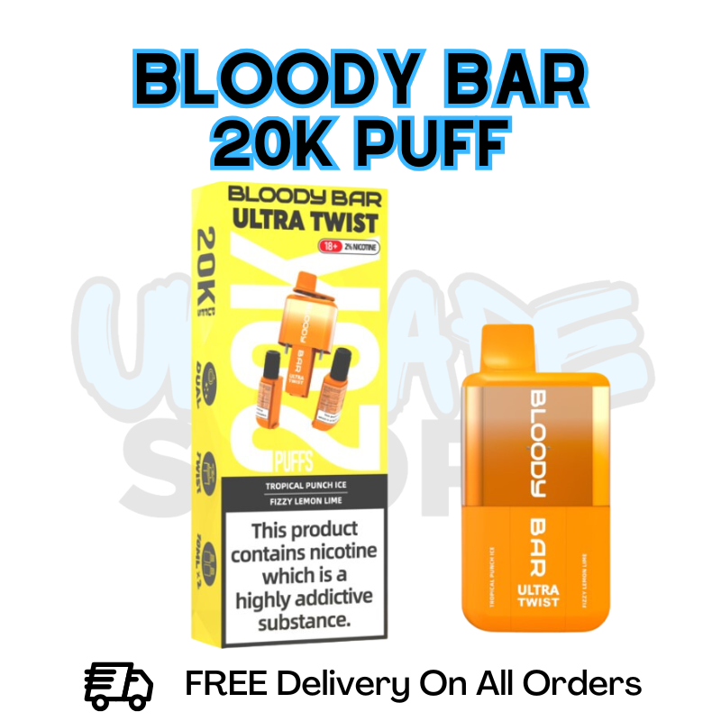 Tropical Punch ICE - Fizzy Lemon Lime Bloody Bar 20K Disposable