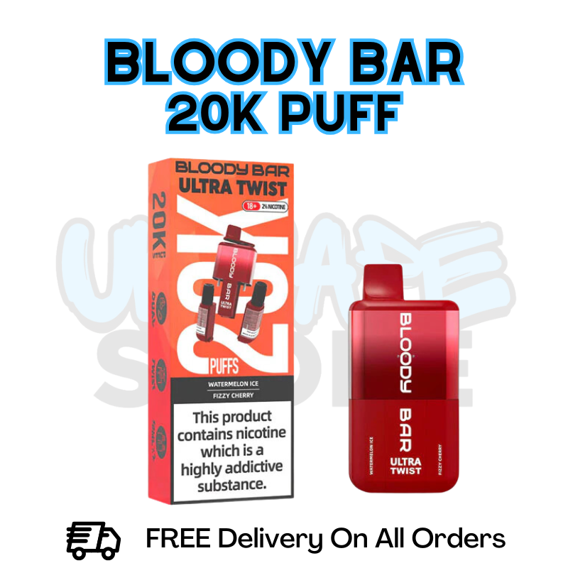 Watermelon ICE - Fizzy Cherry Bloody Bar 20K Disposable