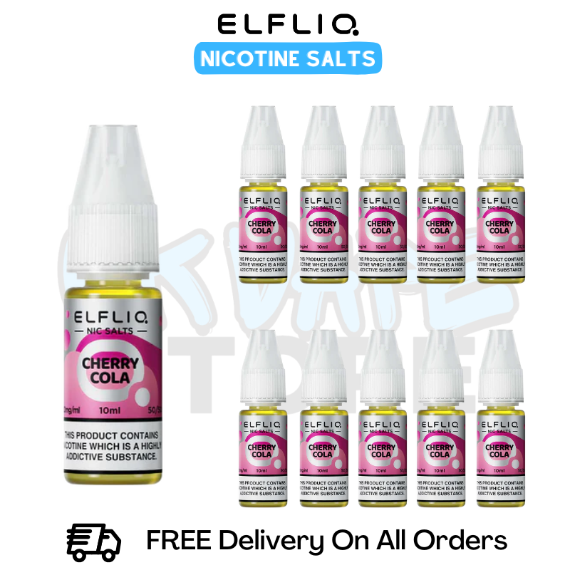 Cherry Cola ElfLiq Nicotine Salts Box Of 10