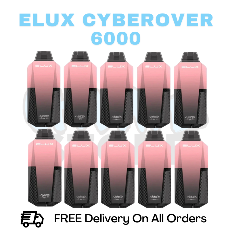 Buy Online Cherry Ice Elux CyberOver 6000 Box Of 10
