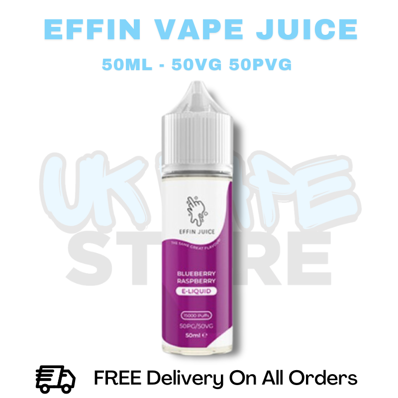 Buy Online Blueberry Raspberry Effin Juice Shortfil 50ML