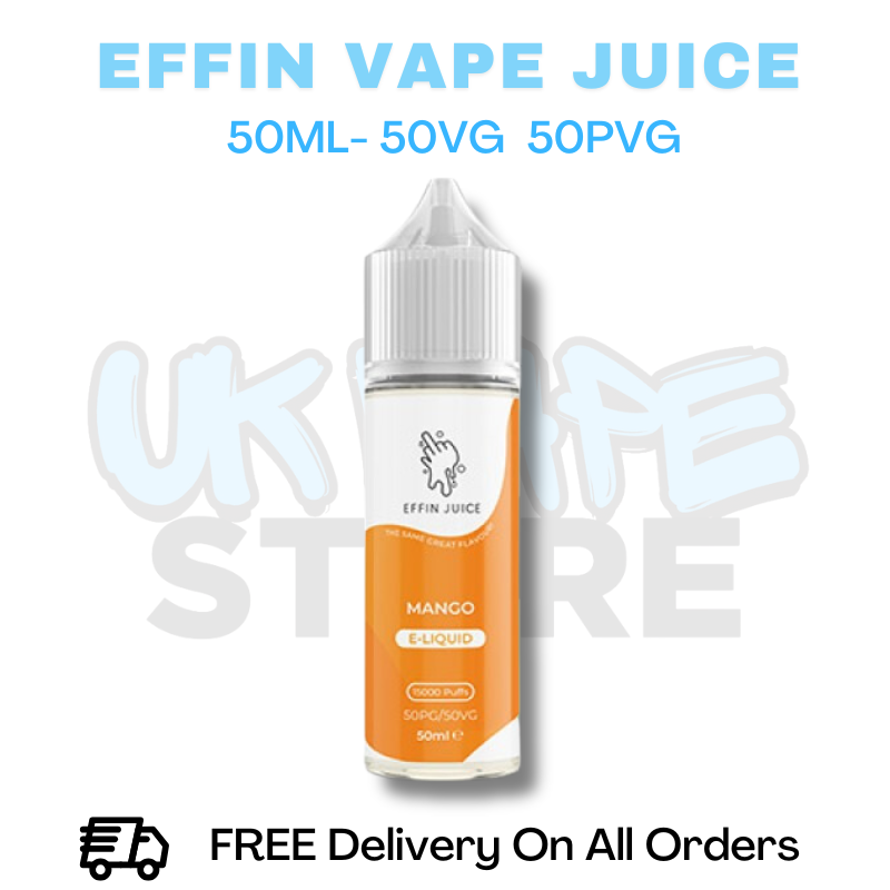 Buy Online Mango Effin Juice Shortfil 50ML