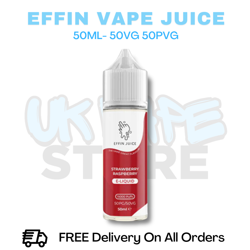 Buy Online Strawberry Raspberry Effin Juice Shortfil 50ML