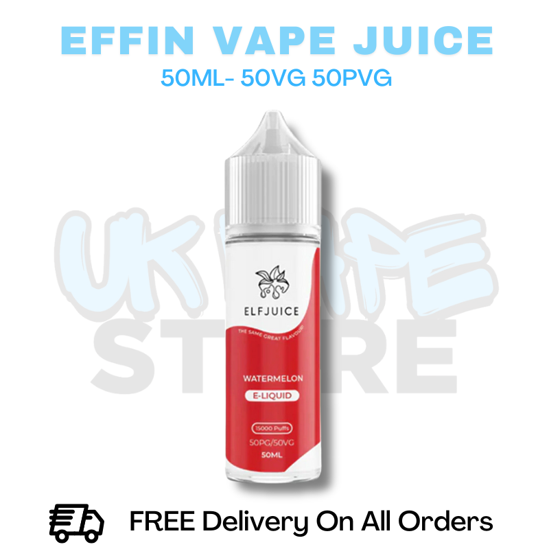 Buy Online Watermelon Effin Juice Shortfil 50ML