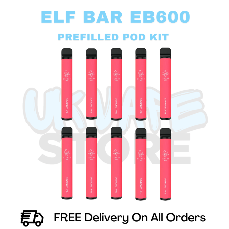 Buy Online Pink Lemonade ELF Bar EB600 Box Of 10