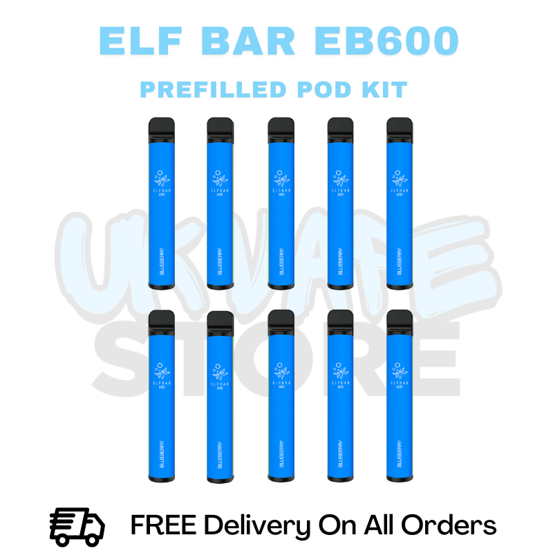 Buy Online Blueberry ELF Bar EB600 Box Of 10