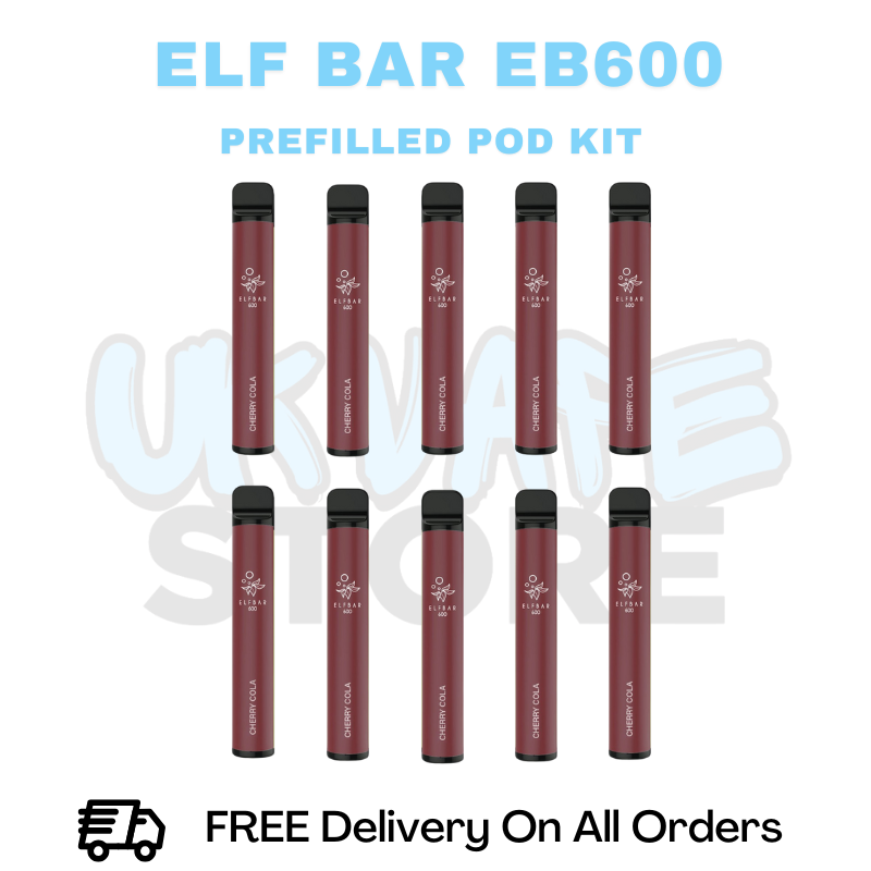 Buy Online Cherry Cola ELF Bar EB600 Box Of 10