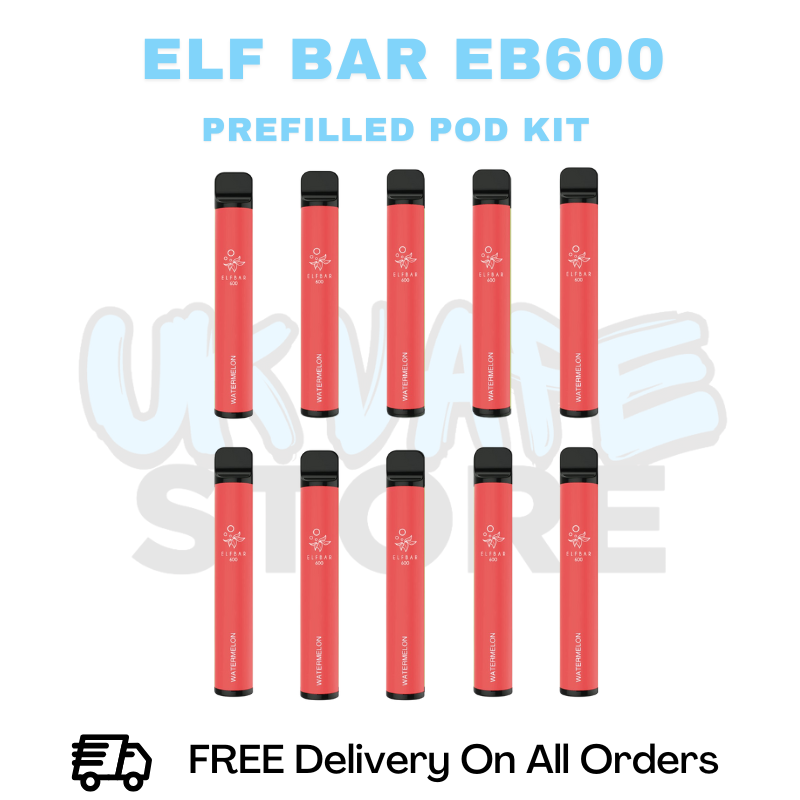Buy Online Watermelon ELF Bar EB600 Box Of 10
