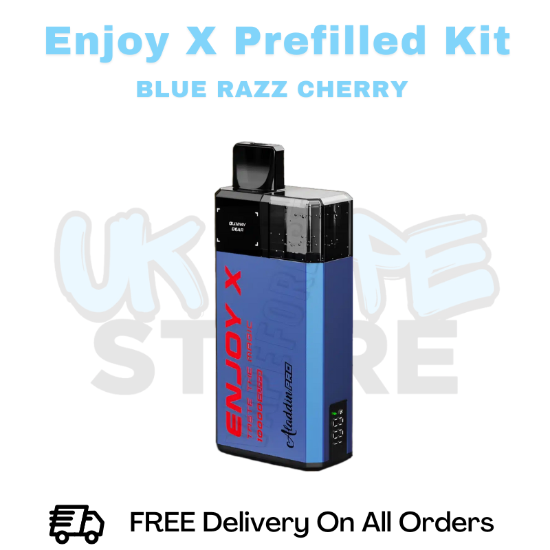 Buy Online Blue Razz Cherry Enjoy X 10K Ultra Prefilled Pod Kit – ONLY £6.49