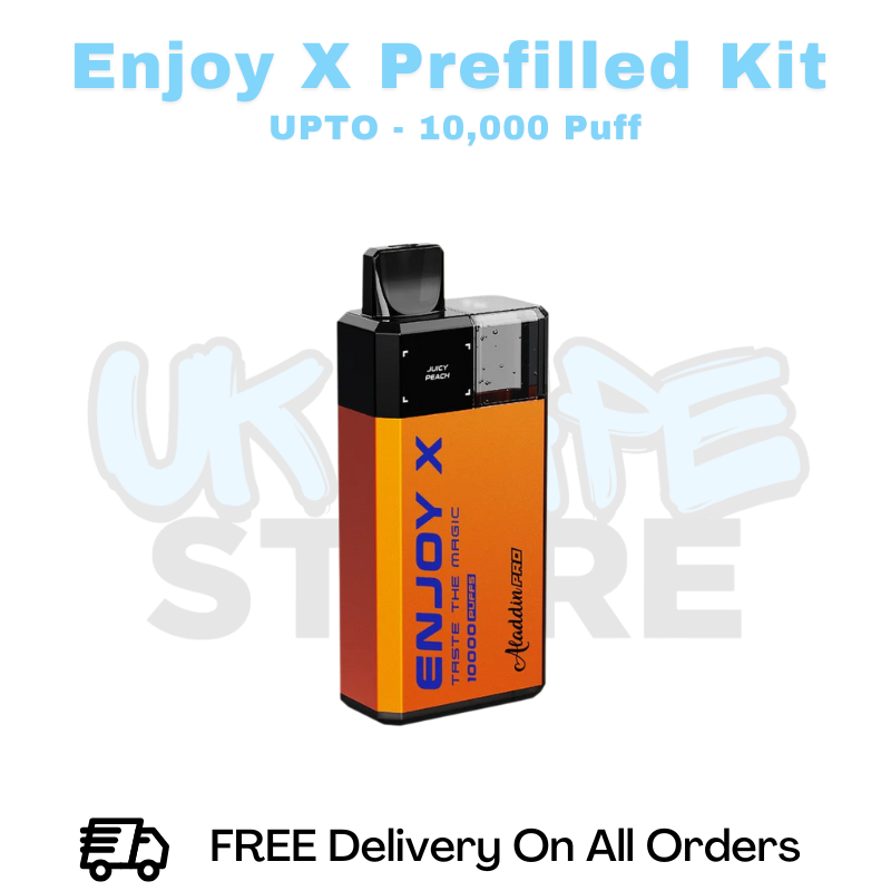 Buy Online Juicy Peach Enjoy X 10K Ultra Prefilled Pod Kit – ONLY £6.49
