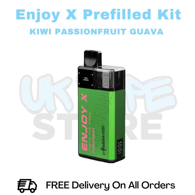 Buy Online Kiwi Passionfruit Guava Enjoy X 10K Ultra Prefilled Pod Kit – ONLY £6.49