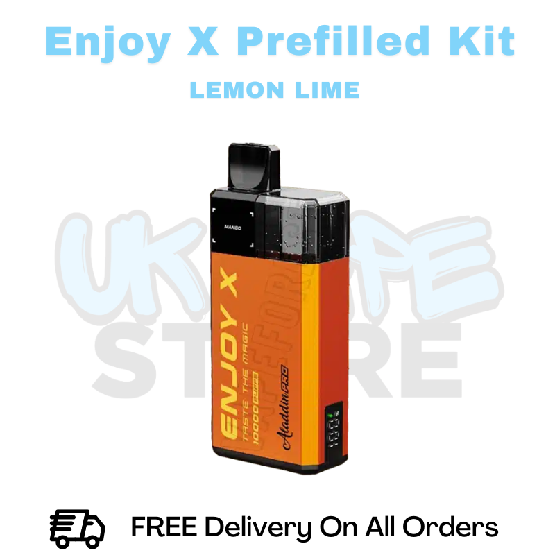 Buy Online Lemon Lime Enjoy X 10K Ultra Prefilled Pod Kit – ONLY £6.49