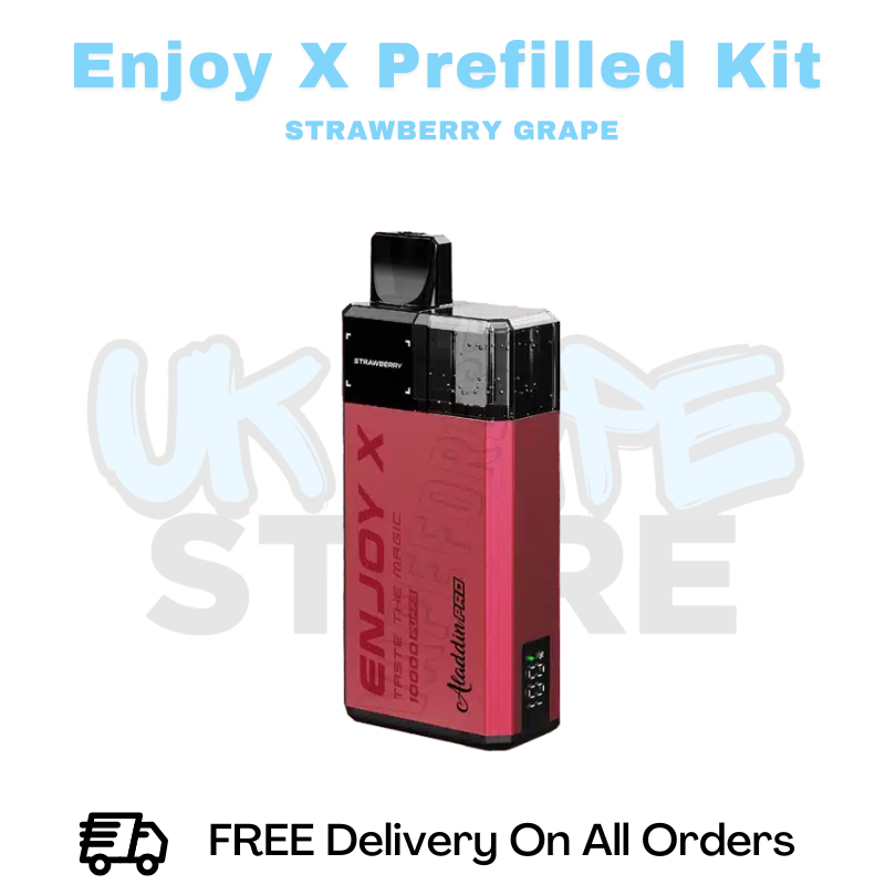 Buy Online Strawberry Grape Enjoy X 10K Ultra Prefilled Pod Kit – ONLY £6.49