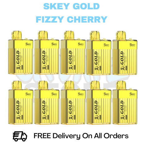 Buy Online Fizzy Cherry SKEY Crystal Gold 600 Box Of 10