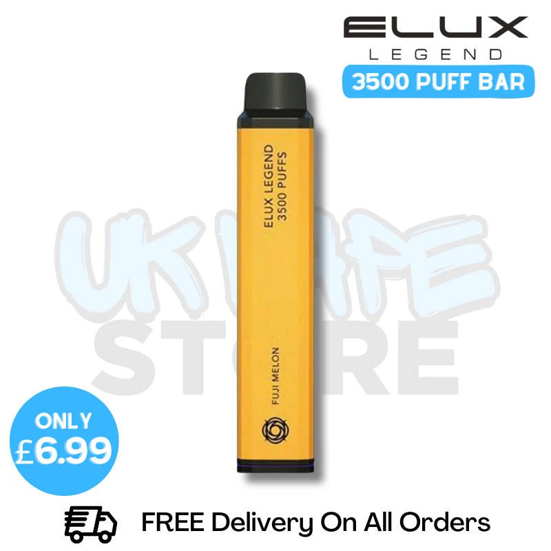Shop Fuji Melon Elux Legend 3500 Puff Vape Kit - ONLY £6.99 - UK Vape Store
