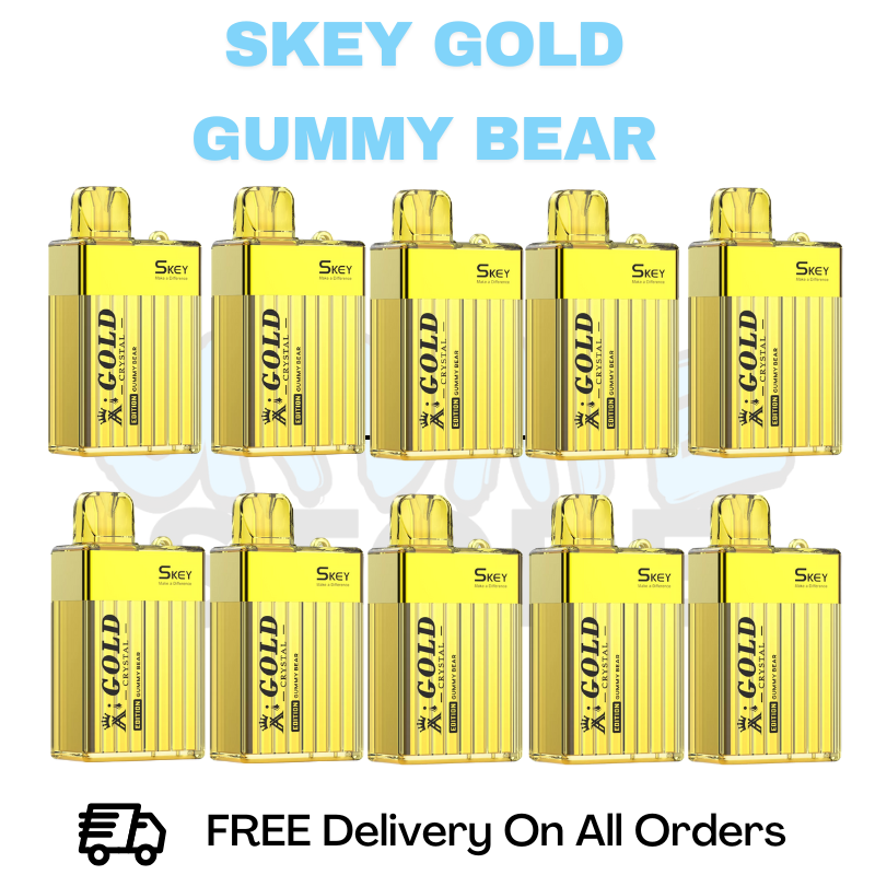 Buy Online Gummy Bear SKEY Crystal Gold 600 Box Of 10