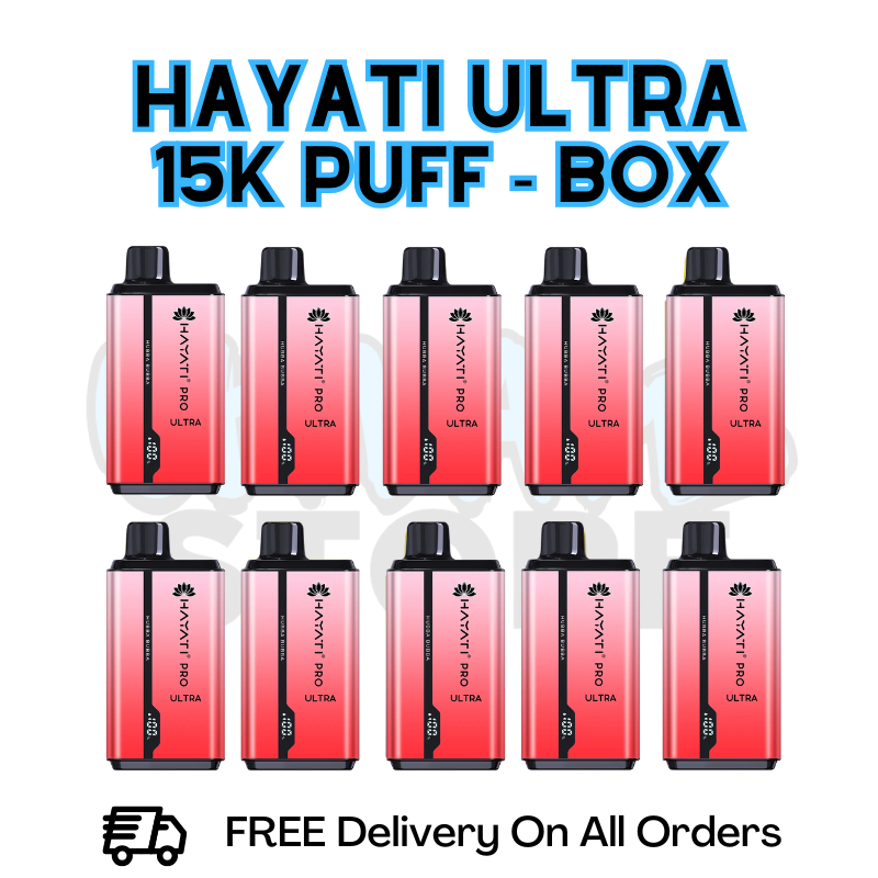 Buy Online Hubba Bubba Hayati Pro Ultra 15K Puffs Box Of 10 - £85.99