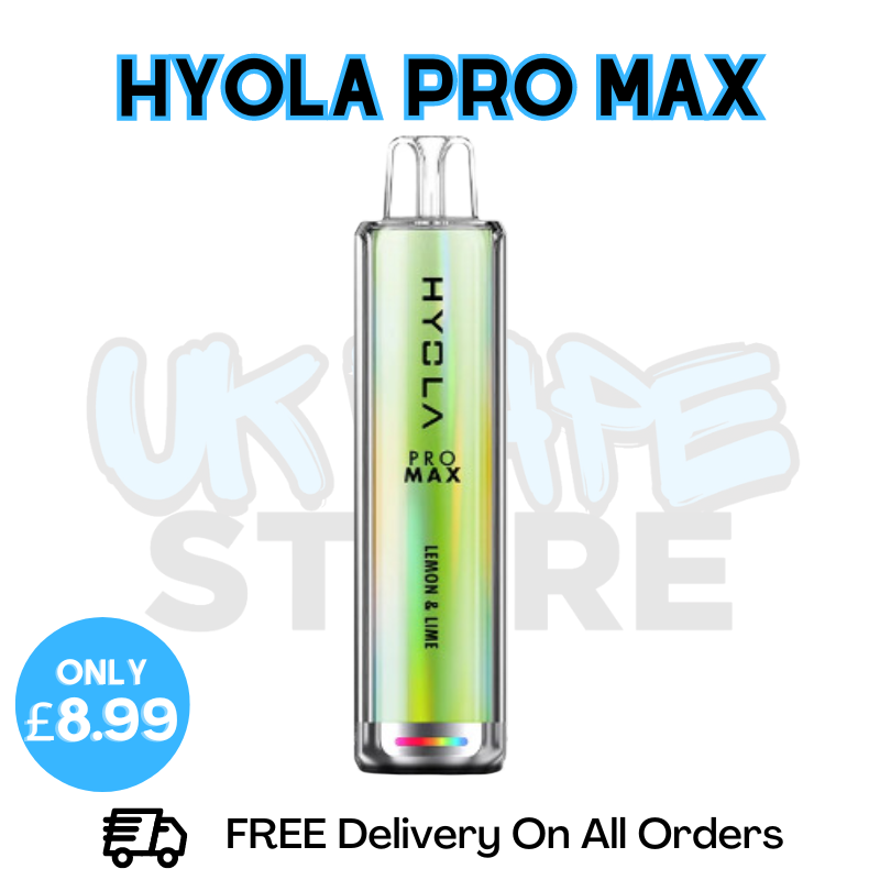 Shop Lemon & Lime Hyola Pro Max 6000 Puff - Only £8.99 - UK Vape Store