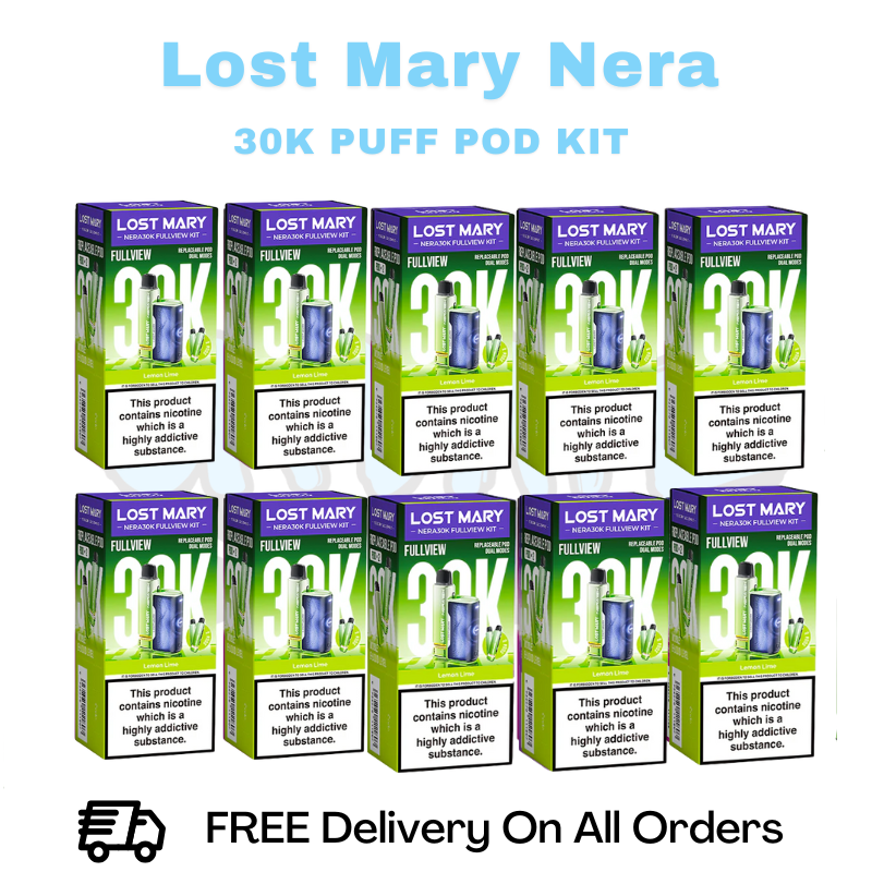 Buy Online Lemon Lime Lost Mary 30K Nera Kit Box Of 10