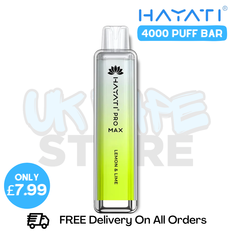 Shop Lemon Lime Hayati Pro Max 4000Puffs 4K Disposable - UK Vape Store