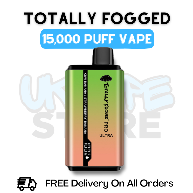 Shop Kiwi Banana - Straw Banana Totally Fogged Ultra 15000 15K - UK Vape World