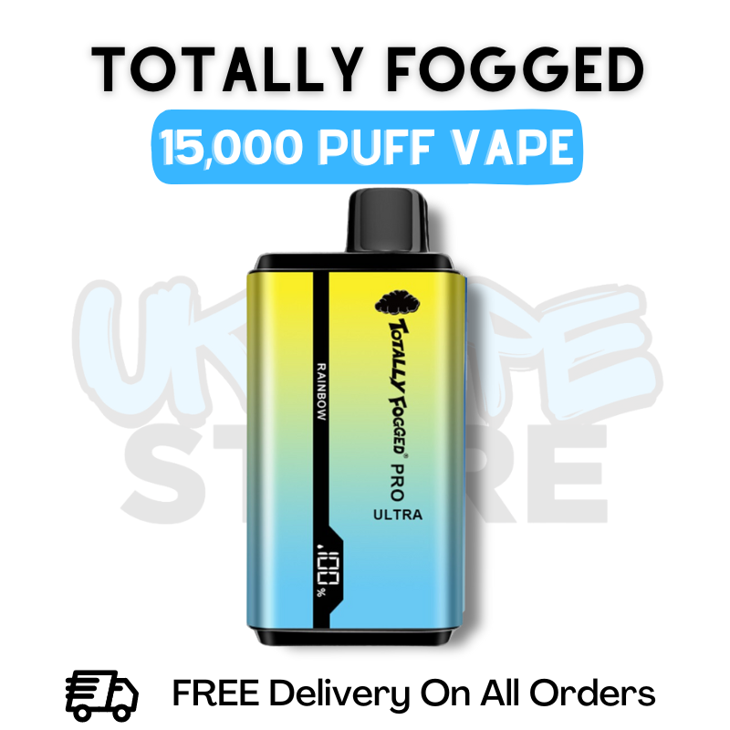 Shop Rainbow Totally Fogged Ultra 15000 15K Puff Disposable | 10+ Flavours - UK Vape World