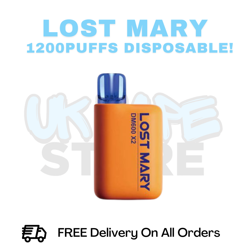 Buy Online MaryTurbo Lost Mary DM600 X2 1200Puff Disposable Vape Kit