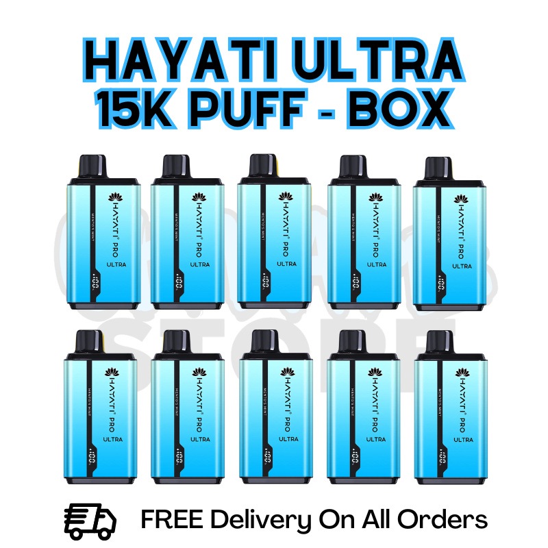 Buy Online Mentos Mint Hayati Pro Ultra 15K Puffs Box Of 10 - £85.99