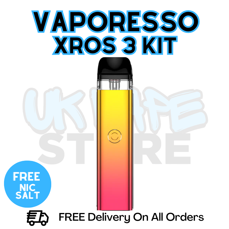 Shop Neon Sunset Vaporesso Xros 3 Vape Kit - ONLY £16.99 | FREE SHIPPING - UK Vape World