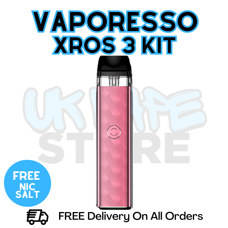 Shop Peach Pink Vaporesso Xros 3 Vape Kit - ONLY £16.99 | FREE SHIPPING - UK Vape World