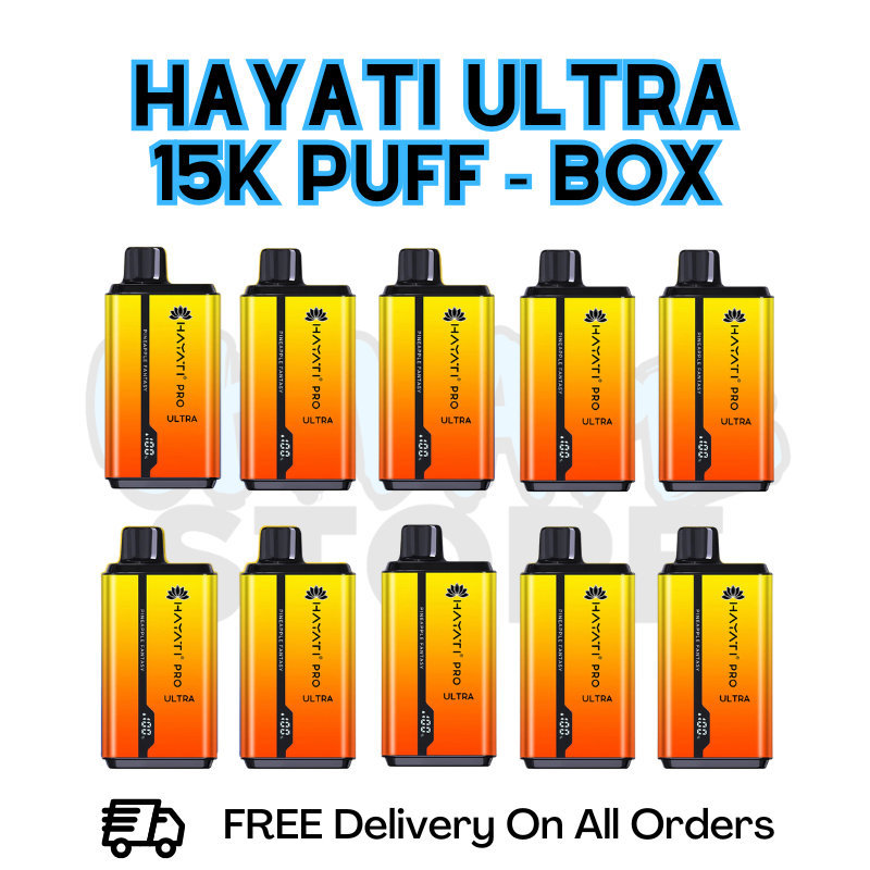 Buy Online Pineapple Fantasy Hayati Pro Ultra 15K Puffs Box Of 10 - £85.99
