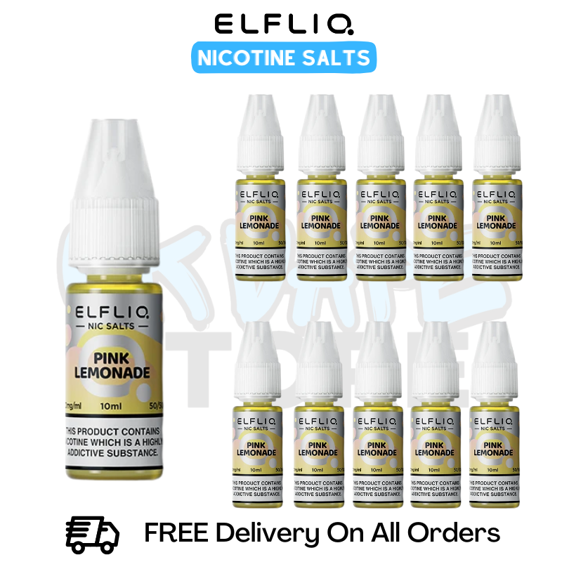 Pink Lemonade ElfLiq Nicotine Salts Box Of 10