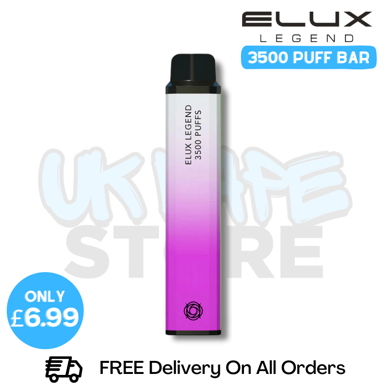 Shop Rainbow Elux Legend 3500 Puff Vape Kit - ONLY £6.99 - UK Vape World