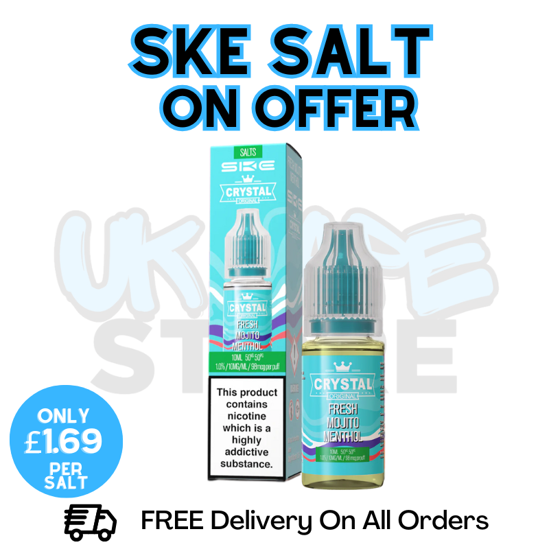 Shop Fresh Menthol Mojito SKE Crystal Nic Salt | ONLY £1.69 | Lowest Price - UK Vape World