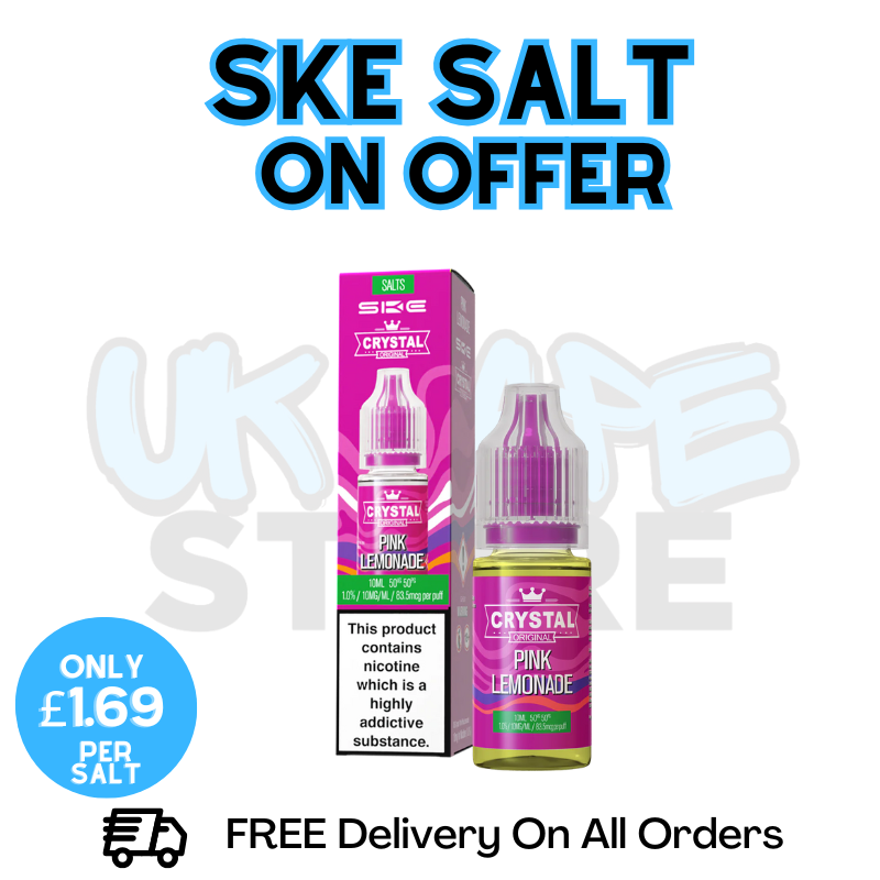 Strawberry Burst SKE Crystal Nic Salt | ONLY £1.69 | Lowest Price