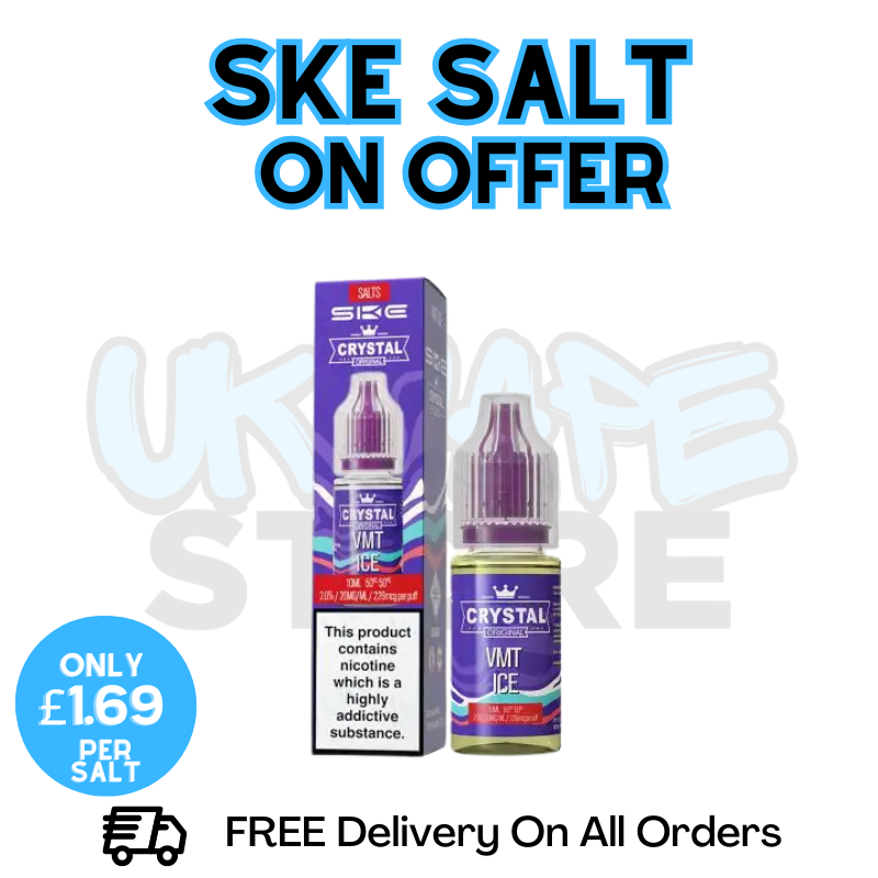 Shop VMT ICE SKE Crystal Nic Salt | ONLY £1.69 | Lowest Price - UK Vape Store