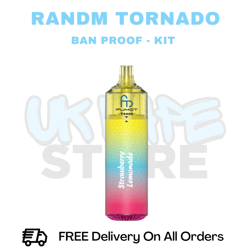 Buy Online Strawberry Lemonade RandM T9000 Prefilled Pod Kit - ONLY £5.99
