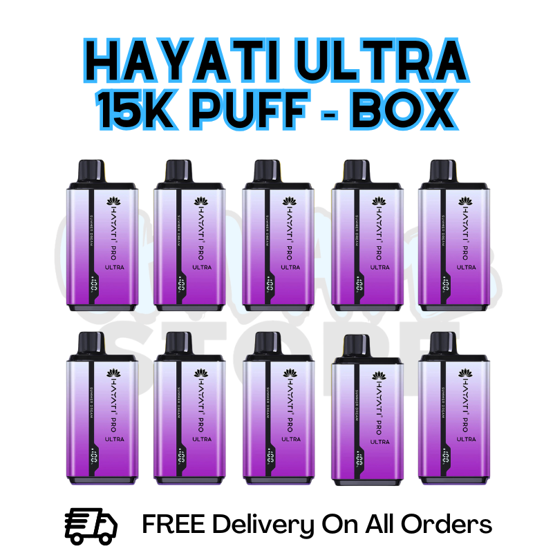 Buy Online Summer Dream Hayati Pro Ultra 15K Puffs Box Of 10 - £85.99