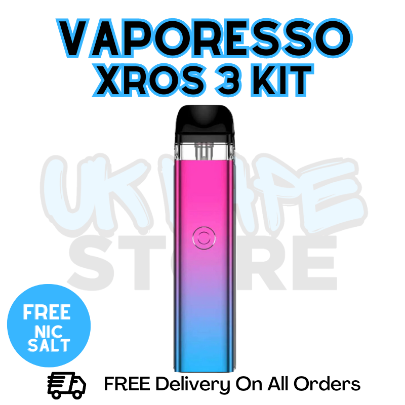 Shop Synthwave Vaporesso Xros 3 Vape Kit - ONLY £16.99 | FREE SHIPPING - UK Vape Store
